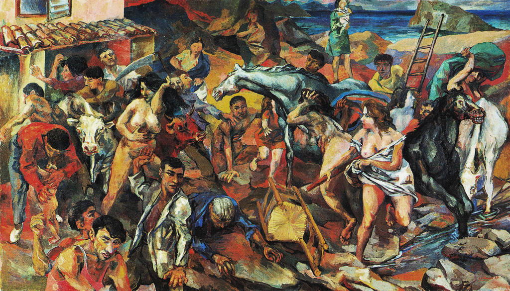 Guttuso - Fuga dall'Etna 1938-39