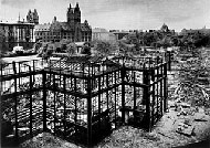 6 June1931  Munich  The ruins of the Glaspalast gutted by fire